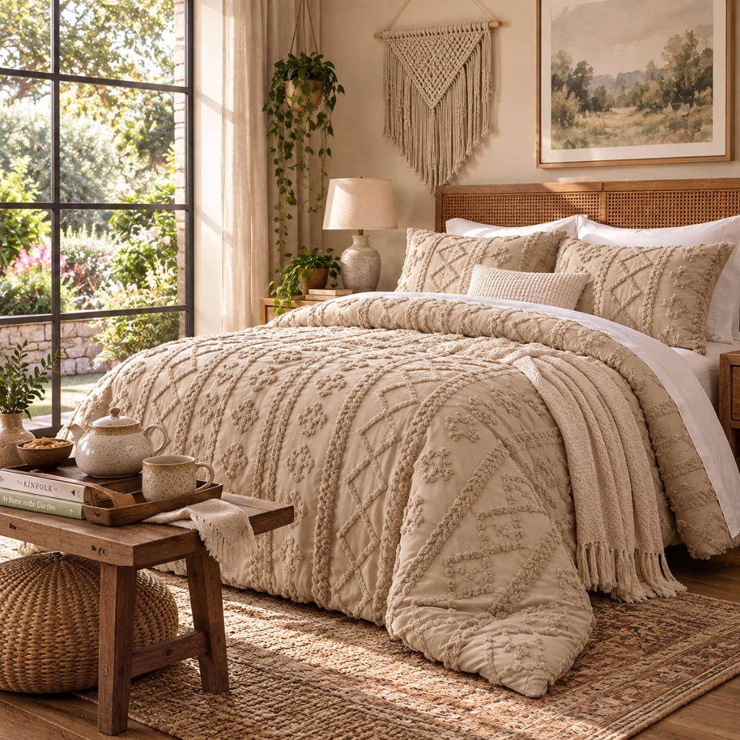 The Sunday Sleeps Boho Comforter