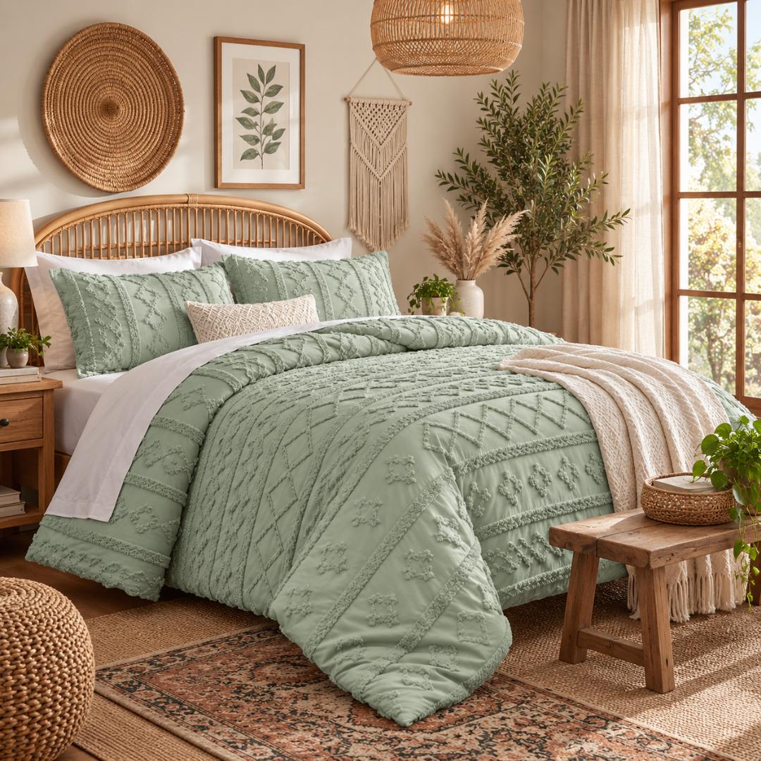 The Sunday Sleeps Boho Comforter